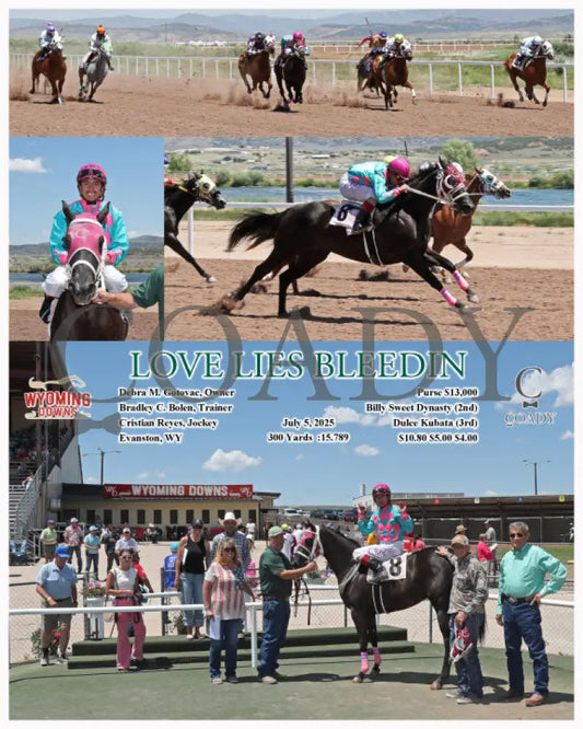 LOVE LIES BLEEDIN - 07-05-25 - R01 - WYO Wyoming Downs