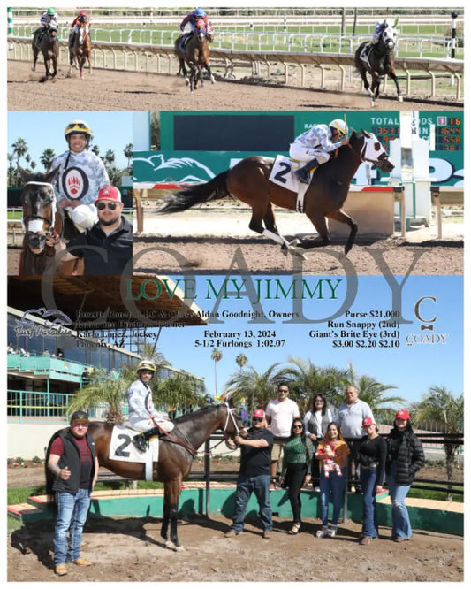 Love My Jimmy - 02-13-24 R02 Tup Turf Paradise