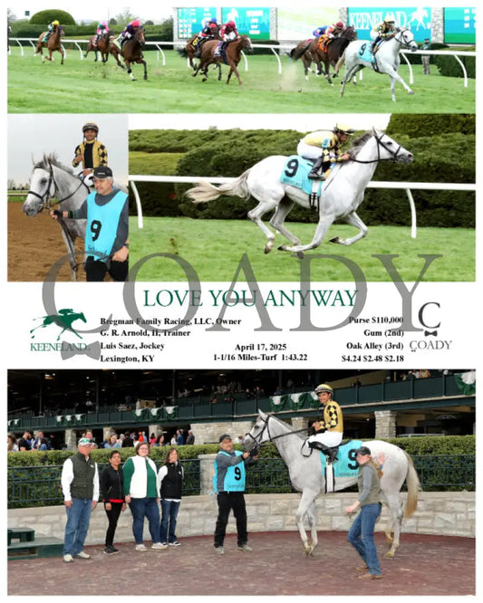LOVE YOU ANYWAY - 041725 - Race 09 - KEE Keeneland