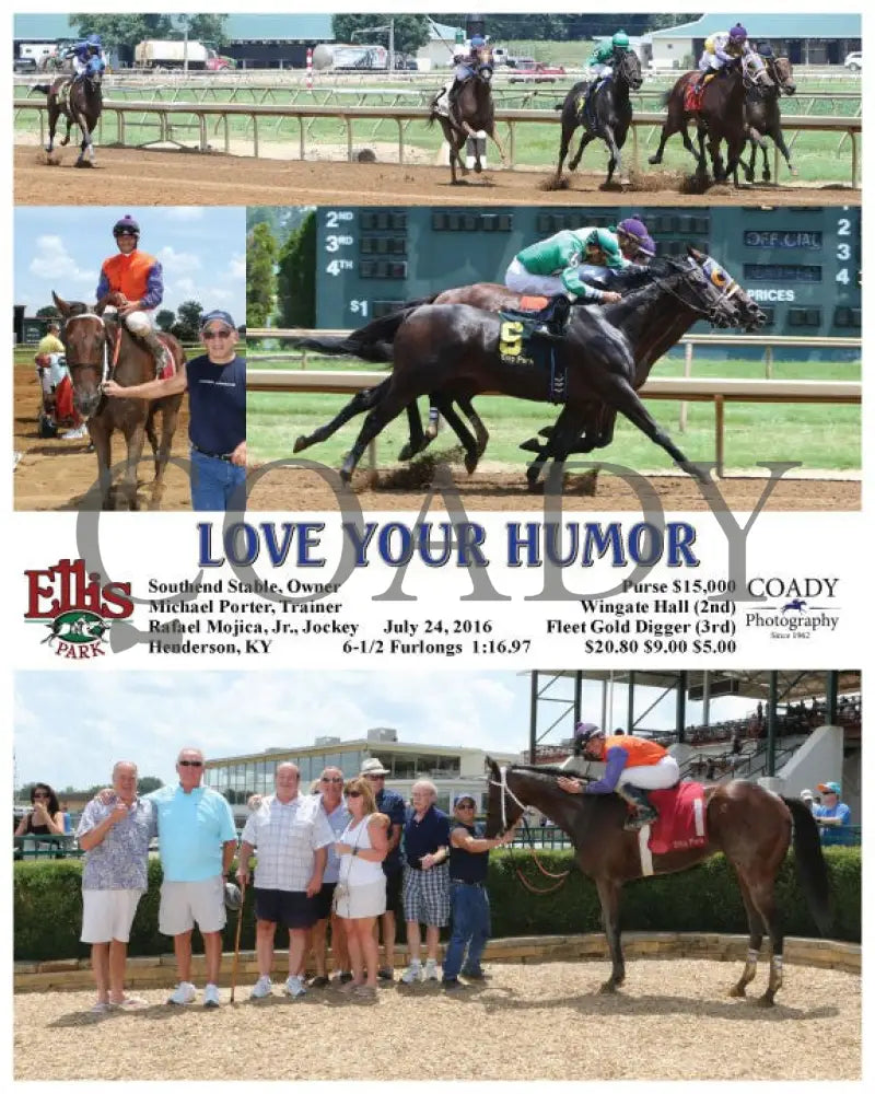 Love Your Humor - 072416 Race 02 Elp Ellis Park
