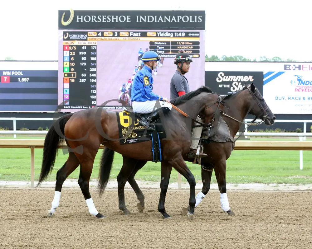 Loved - Mari Hulman George Memorial 14Th Running 07-06-24 R04 Ind Post Parade 01 Indiana Grand