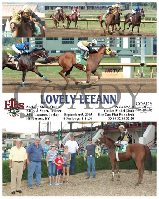 Lovely Leeann - 090515 Race 08 Elp Ellis Park