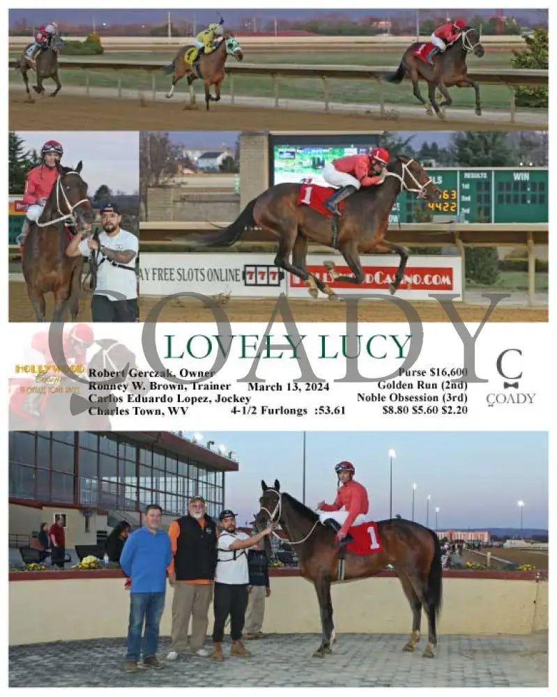 Lovely Lucy - 03 - 13 - 24 R01 Ct Hollywood Casino At Charles Town Races