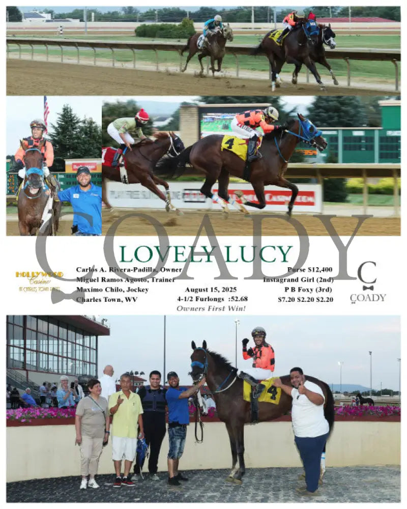 LOVELY LUCY - 08-15-25 - R01 - CT Hollywood Casino at Charles Town Races