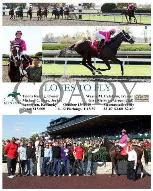 Loves To Fly - 10/15/2010 Keeneland