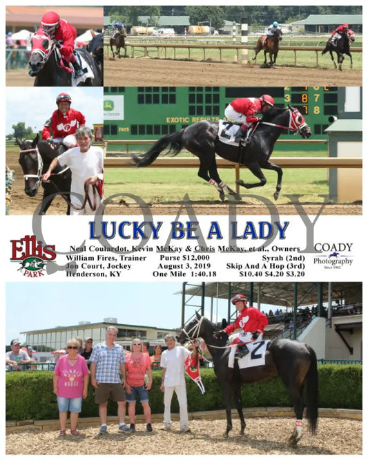 Lucky Be A Lady - 08-03-19 R01 Elp Ellis Park