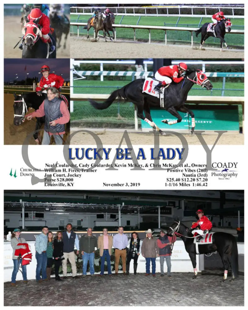 Lucky Be A Lady - 11-03-19 R10 Cd Churchill Downs