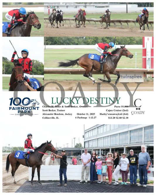 LUCKY DESTINY - 10-11-25 - R01 - FP Fanduel Sportsbook Horse Racing