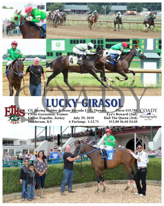 Lucky Girasol - 072918 Race 03 Elp Ellis Park