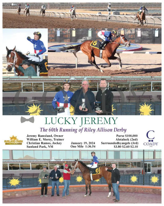 Lucky Jeremy - The 60Th Running Of Riley Allison Derby 01-19-24 R09 Sun Sunland Park