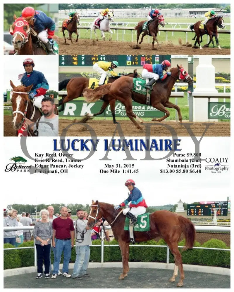 Lucky Luminaire - 053115 Race 05 Btp Belterra Park