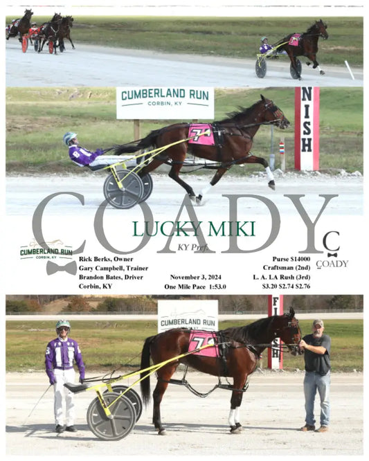 Lucky Miki - Ky Pref. 11-03-24 R04 Clr Cumberland Run