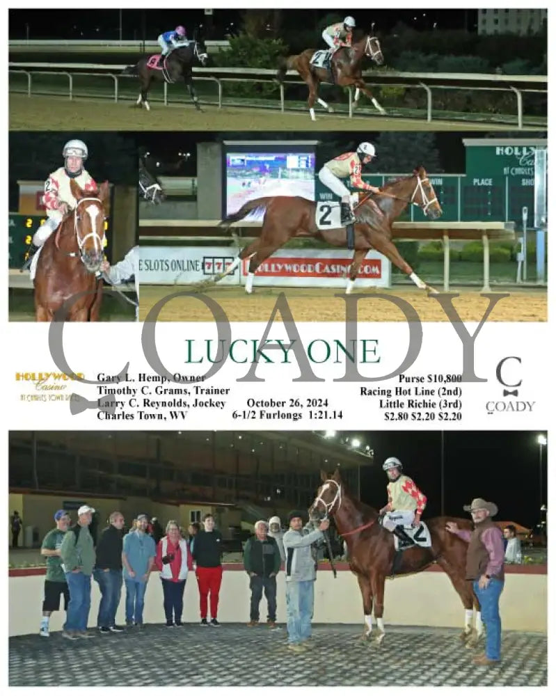 Lucky One - 10-26-24 R03 Ct Hollywood Casino At Charles Town Races