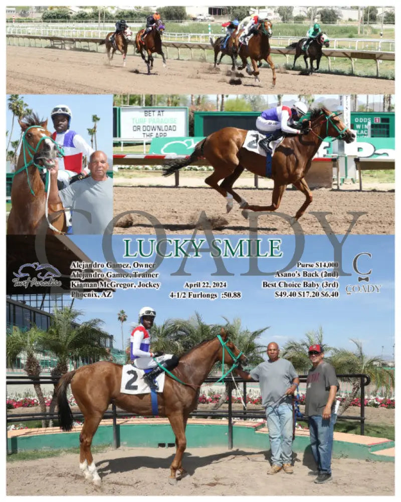 Lucky Smile - 04 - 22 - 24 R04 Tup Turf Paradise