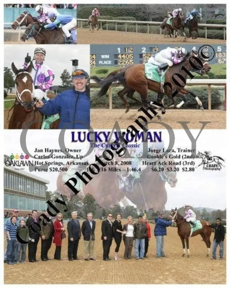 Lucky Woman - The Curreri Classic 3 8 2008 Oaklawn Park