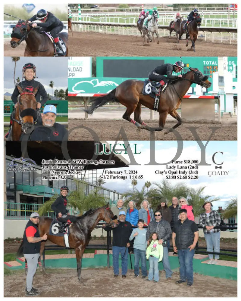 Lucy L - 02-07-24 R08 Tup Turf Paradise