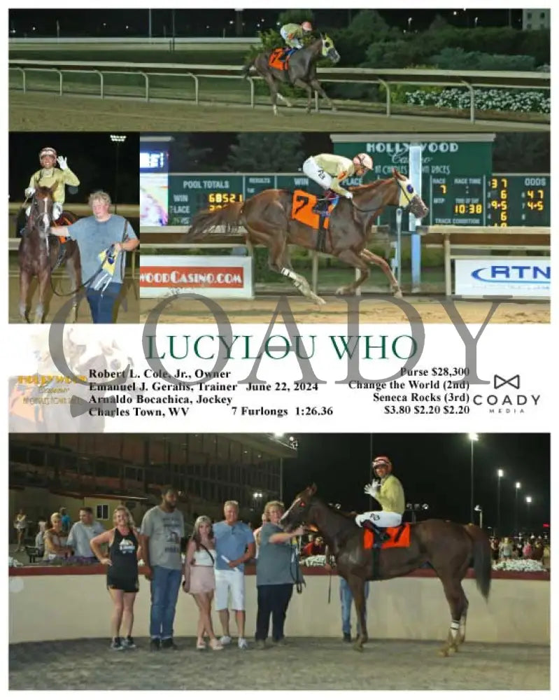 Lucylou Who - 06-22-24 R07 Ct Hollywood Casino At Charles Town Races