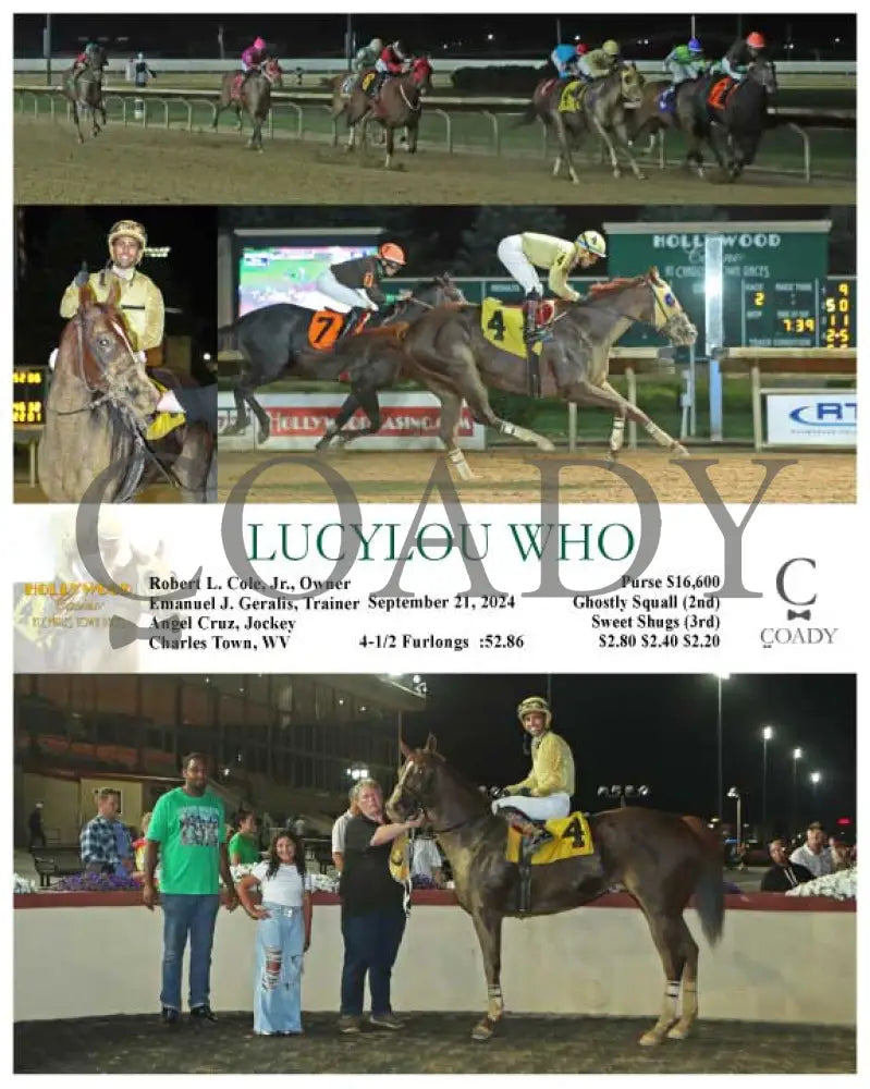 Lucylou Who - 09-21-24 R02 Ct Hollywood Casino At Charles Town Races