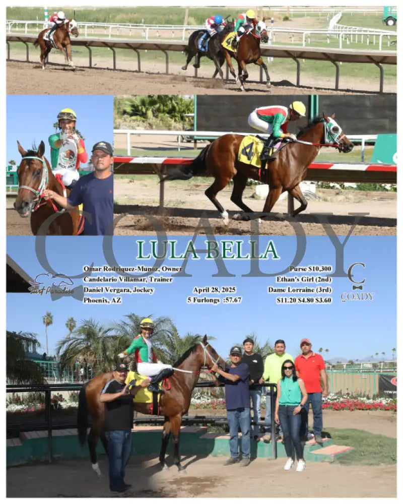 LULA BELLA - 04-28-25 - R07 - TUP Turf Paradise