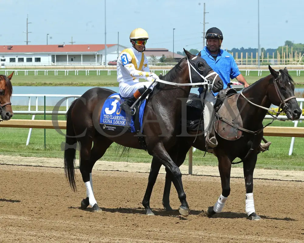 LUNA LOUSKA - The Clarksville - 5th Running - 07-04-25 - R07 - Horseshoe Indiana - Finish 02 - Eli Davis Indiana Grand