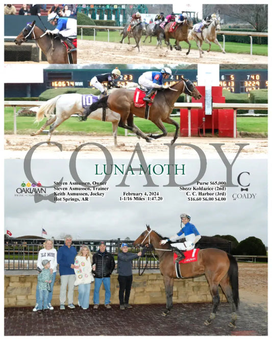Luna Moth - 02-04-24 R07 Op Oaklawn Park