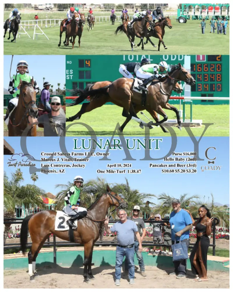 Lunar Unit - 04 - 10 - 24 R04 Tup Turf Paradise