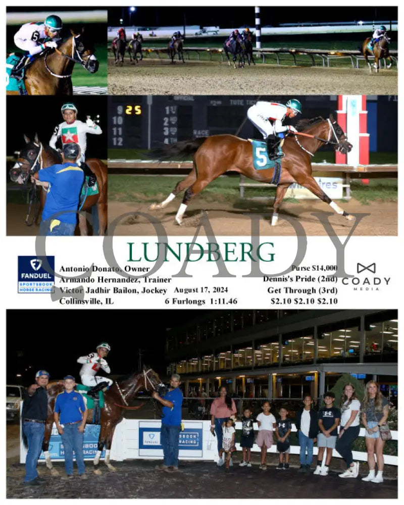 Lundberg - 08-17-24 R08 Fan Fanduel Sportsbook Horse Racing