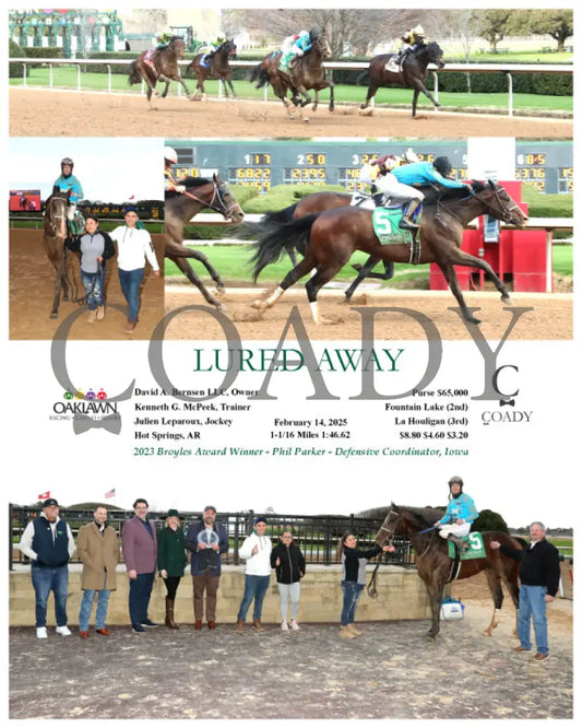 LURED AWAY - 021425 - Race 08 - OP Oaklawn Park