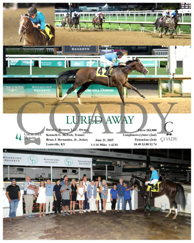 LURED AWAY - 06-21-25 - R11 - CD Churchill Downs