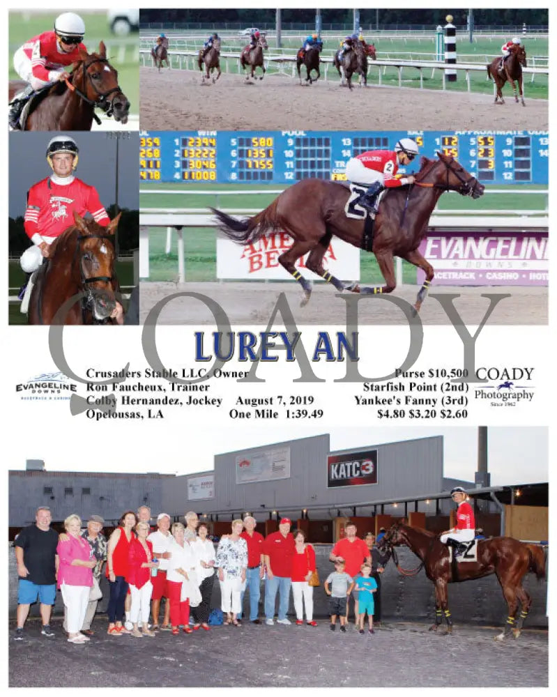 Lurey An - 08-07-19 R05 Evd Evangeline Downs