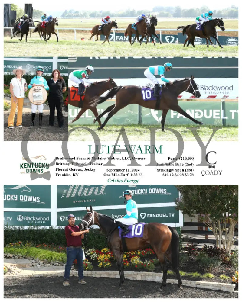 Lute Warm - 09-11-24 R07 Kd Kentucky Downs