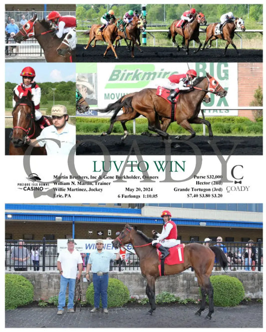 Luv To Win - 05-20-24 R07 Pid Presque Isle Downs