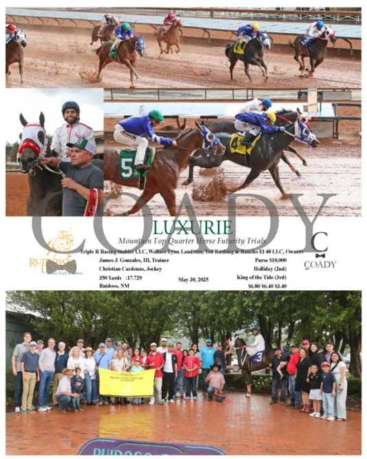LUXURIE - Mountain Top Quarter Horse Futurity Trials - 05-30-25 - R05 - RUI Ruidoso Downs