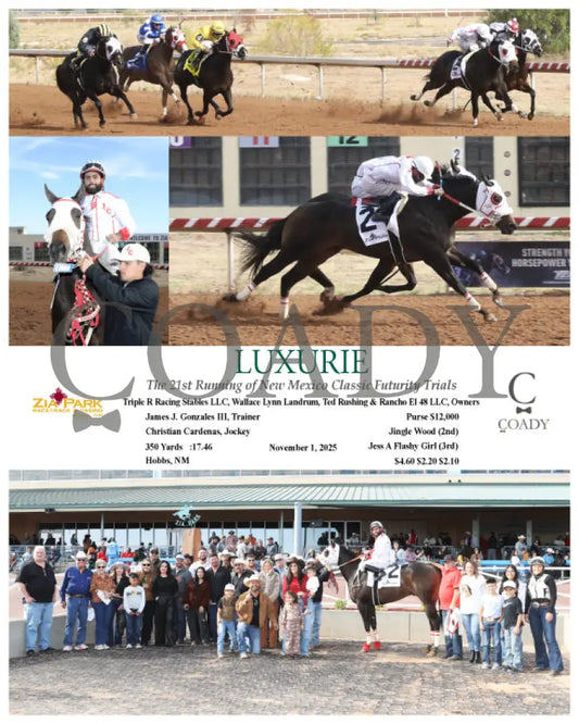 LUXURIE - The 21st Running of New Mexico Classic Futurity Trials - 11-01-25 - R07 - ZIA Zia Park