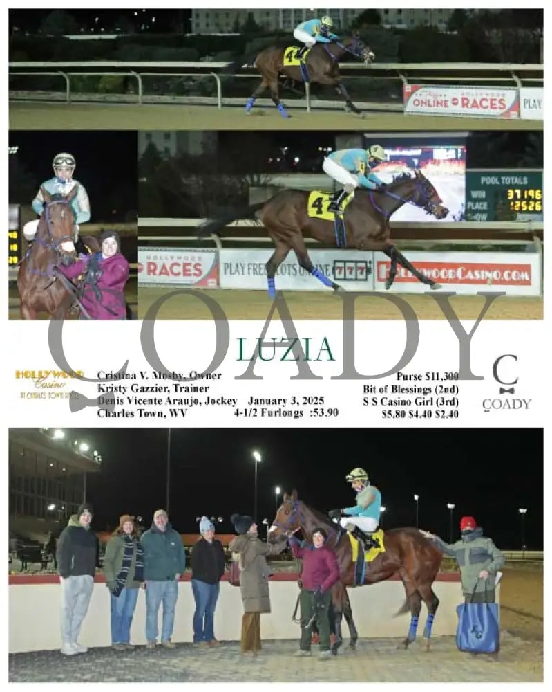 Luzia - 01-03-25 R02 Ct Hollywood Casino At Charles Town Races