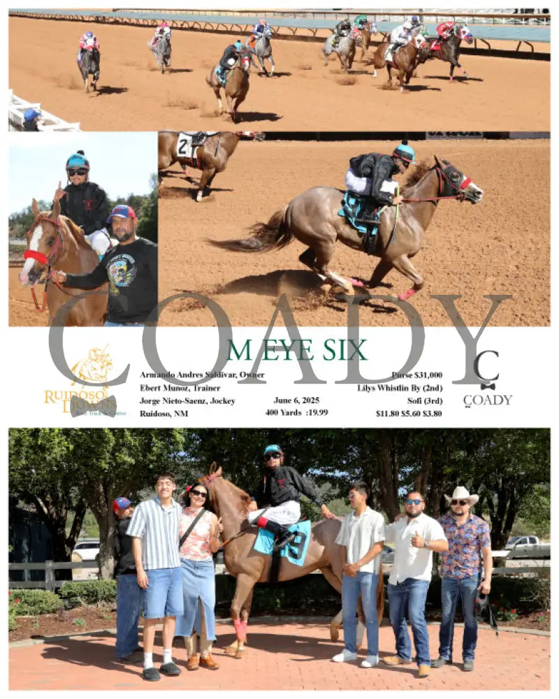 M EYE SIX - 06-06-25 - R09 - RUI Ruidoso Downs