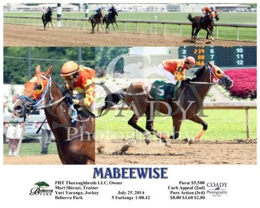 Mabeewise - 072514 Race 01 Btp Belterra Park