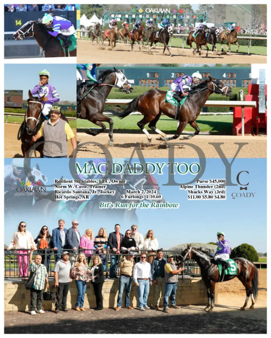 Mac Daddy Too - 03-02-24 R05 Op Oaklawn Park