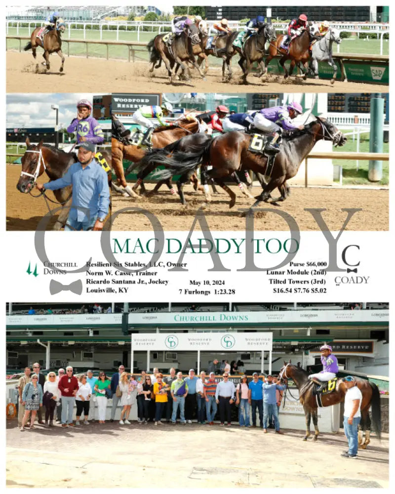 Mac Daddy Too - 05-10-24 R09 Cd Churchill Downs