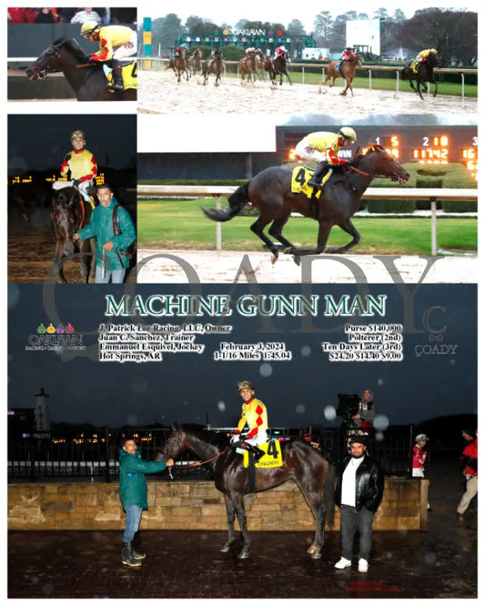 Machine Gunn Man - 02-03-24 R12 Op Oaklawn Park
