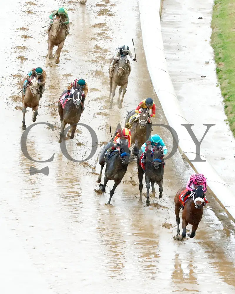 MACHO MUSIC - The Pat Day Mile G2 - 101st Running - 05-03-25 - R06 - CD - Aerial Turn 01 Churchill Downs