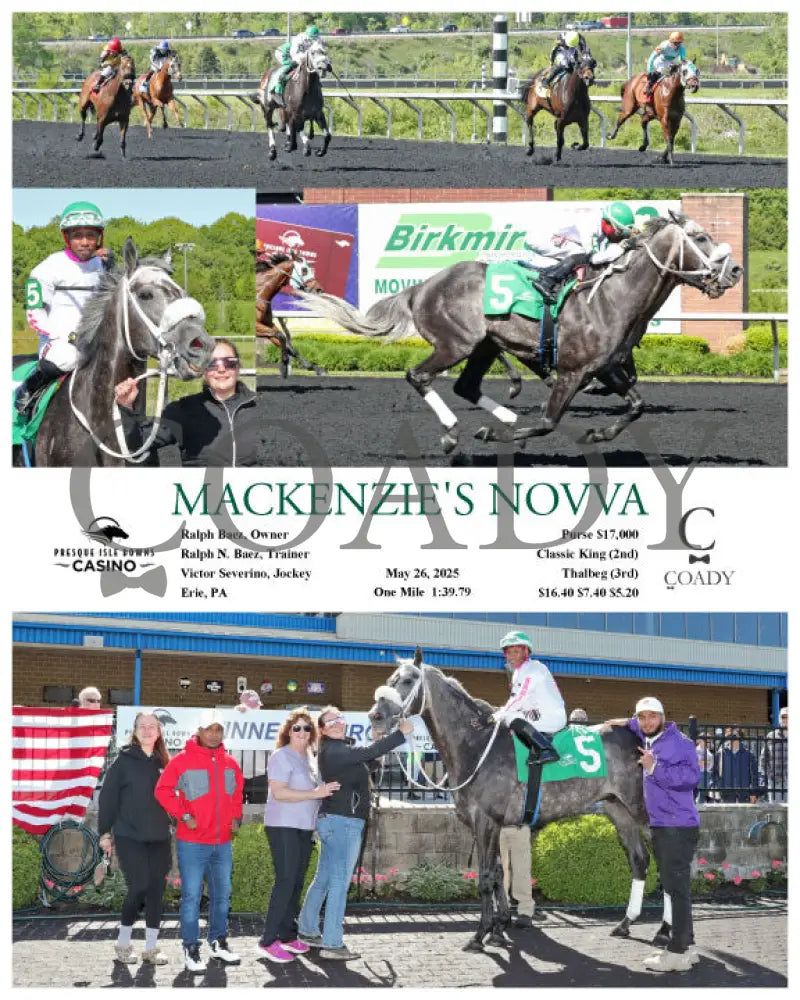 MACKENZIE’S NOVVA - 05-26-25 - R03 - PID Presque Isle Downs
