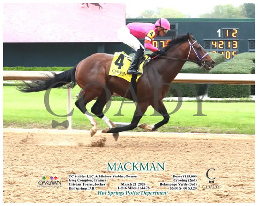 Mackman - 03 - 21 - 24 R01 Op Action Oaklawn Park