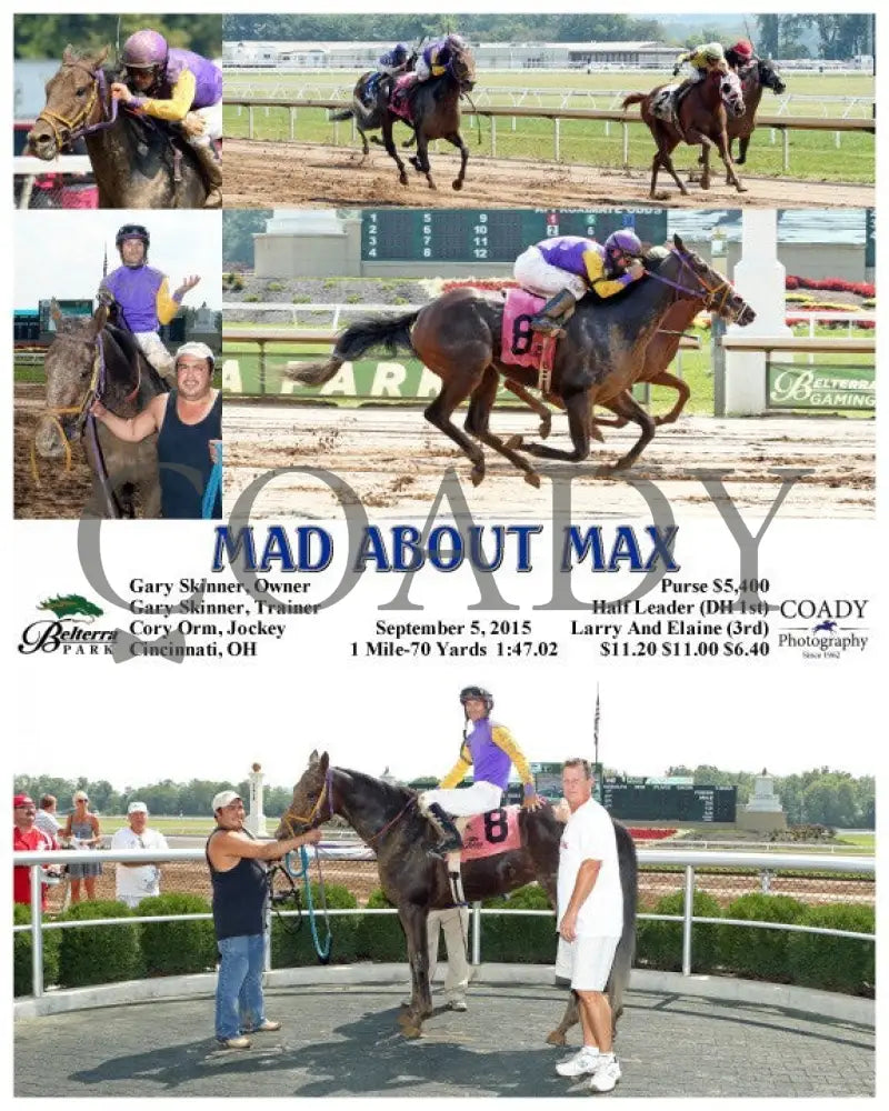 Mad About Max - 090515 Race 09 Btp Belterra Park