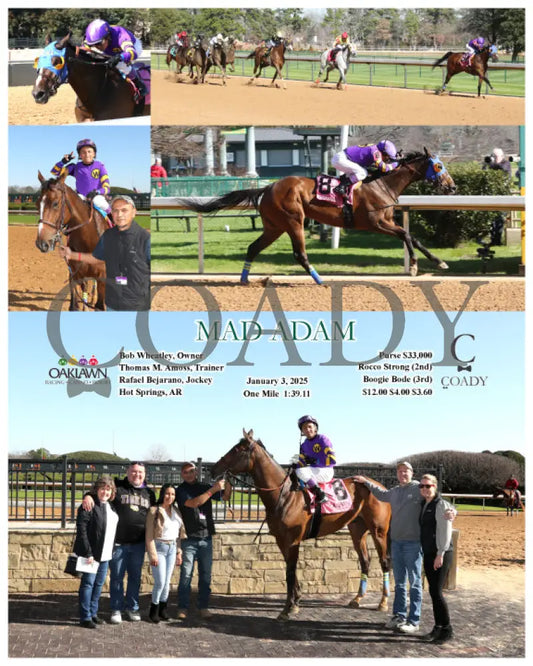 Mad Adam - 01-03-25 R02 Op Oaklawn Park