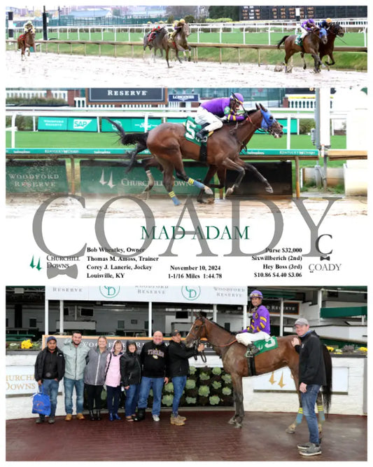 Mad Adam - 111024 Race 01 Cd Churchill Downs
