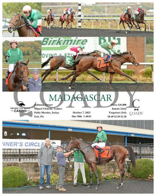 MADAGASCAR - 10-07-25 - R05 - PID Presque Isle Downs