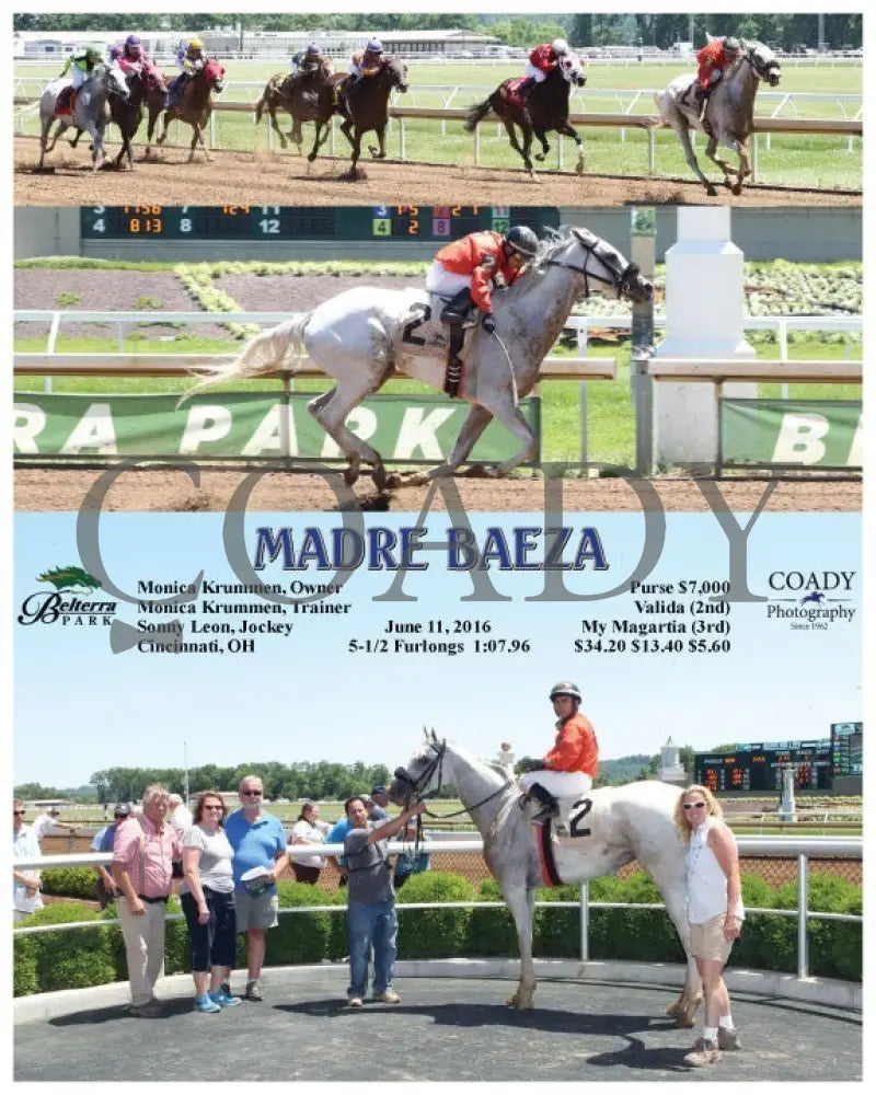 Madre Baeza - 061116 Race 03 Btp Belterra Park