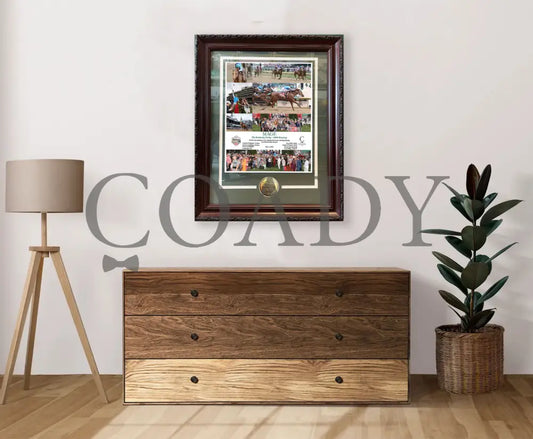 Mage - The Kentucky Derby Collectors Frame With Medallion 16X20 Framed Photograph