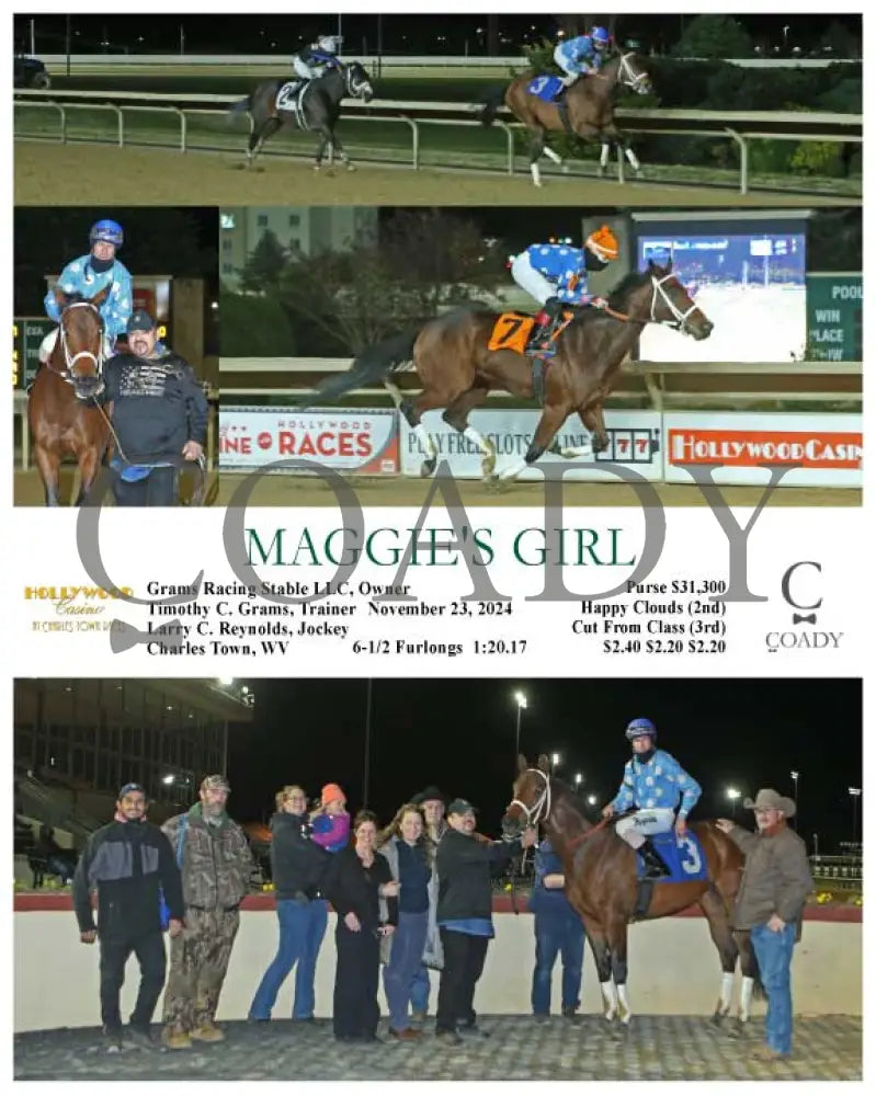 Maggie’s Girl - 11-23-24 R04 Ct Hollywood Casino At Charles Town Races